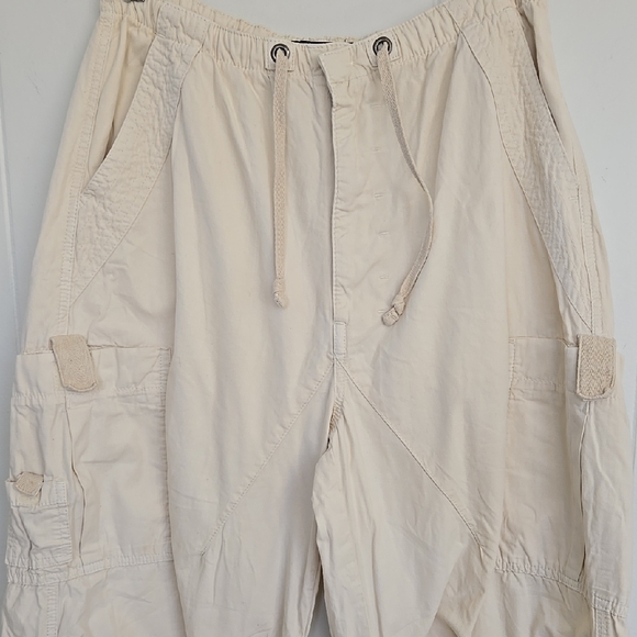 Jaded London Ecru Parachute Cargo Pants Size S - Picture 14 of 16